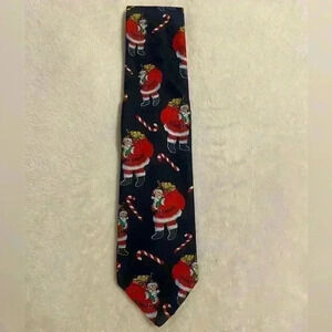 Vintage Men’s Christmas Tie by Hallmark Licensing made in USA of imported fabric